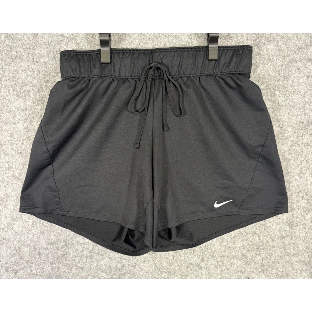 Nike Dri-FIT Running Shorts‎ Womens XS Black CJ2299-014 Drawstring Athletic
